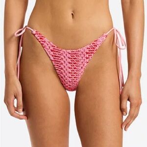 Triangl Swimwear Pink Crochet Bikini